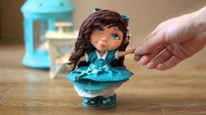 Кукла из полимерной глины