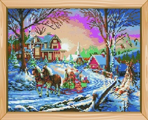 Мозаика кристаллами